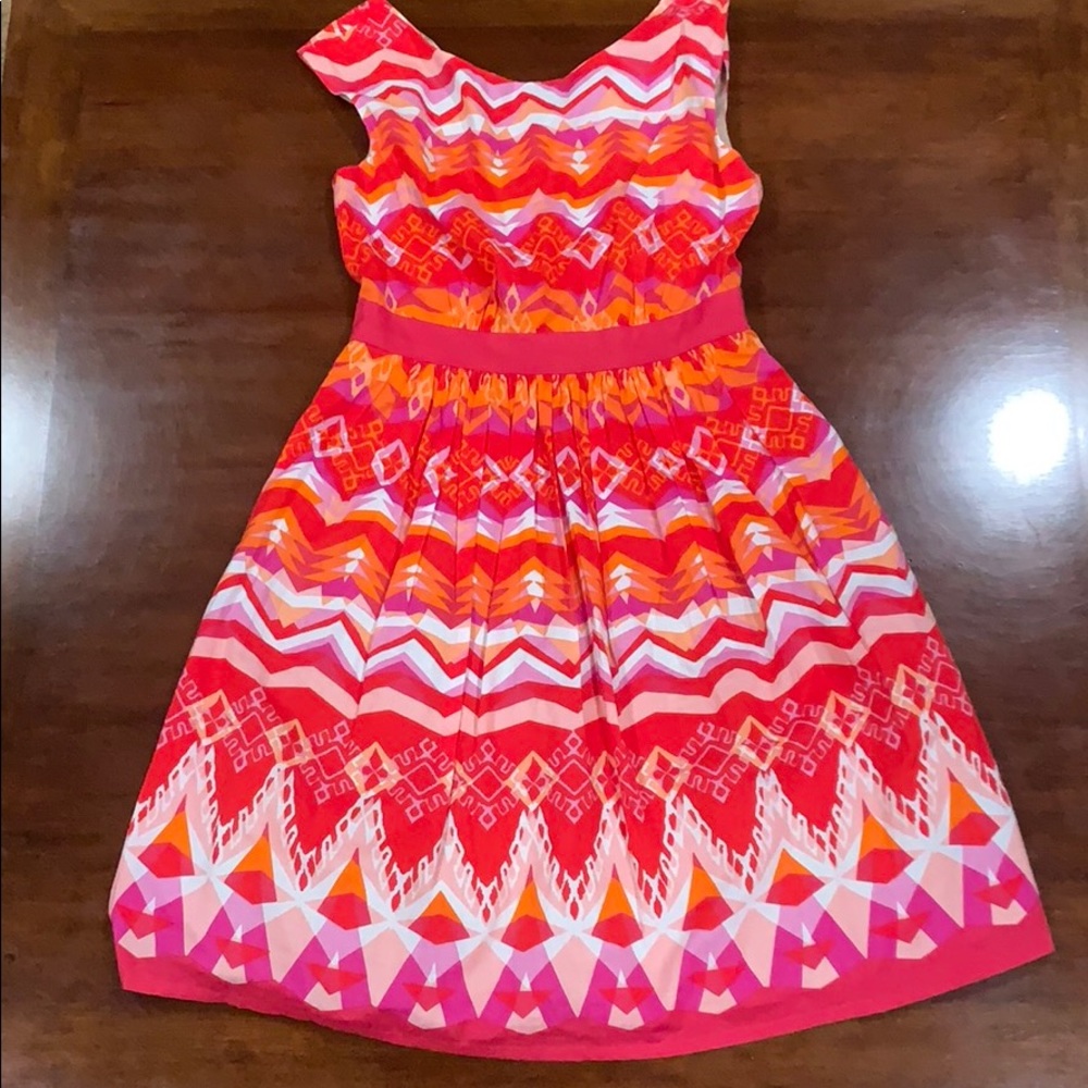 Eliza J cotton patterned dress